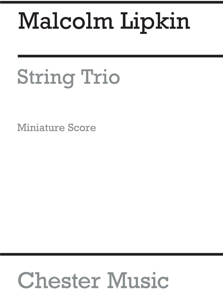 String Trio (Miniature Score)